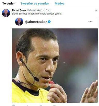 Ahmet Çakar: Cüneyt Çakır ''come to Beşiktaş!''
