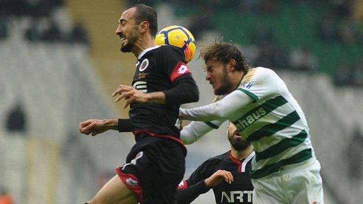 Bursaspor-Gençlerbirliği maç sonucu: 1-1