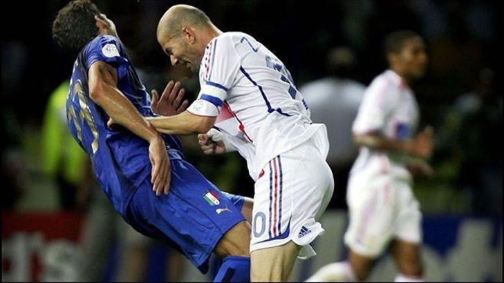 Materazzi, Zidane'a meydan okudu