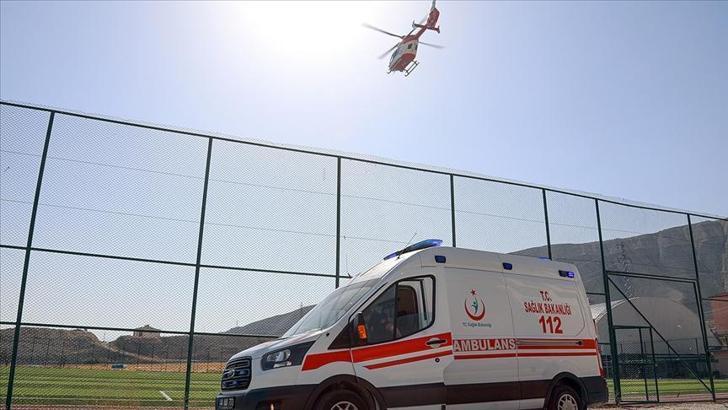 Malatya'da dili boğazına kaçan futbolcu hastaneye kaldırıldı