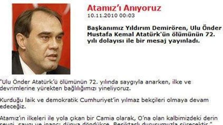 Ulu Önder unutulmadı