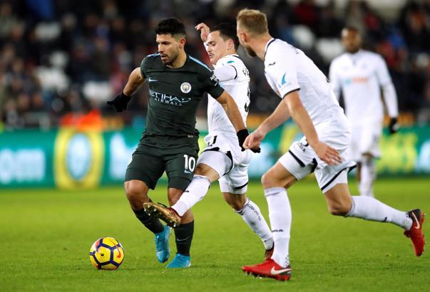 Swansea City-Manchester City maç sonucu: 0-4