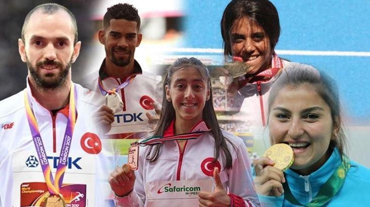 Atletizmde rekor sayıda madalya
