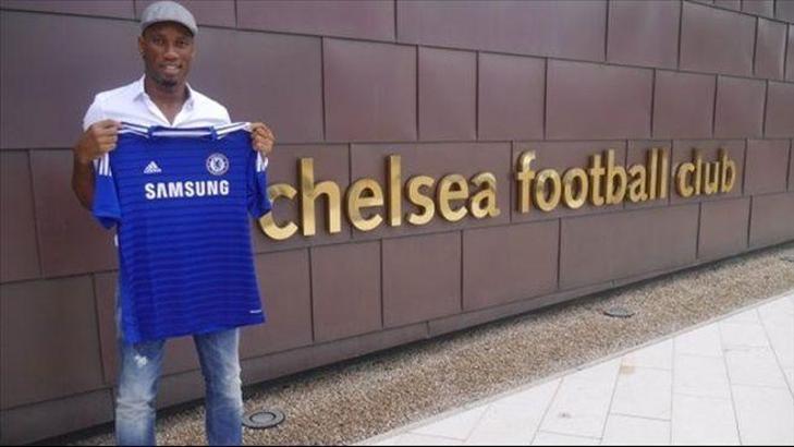 Drogba yeniden Chelsea'de