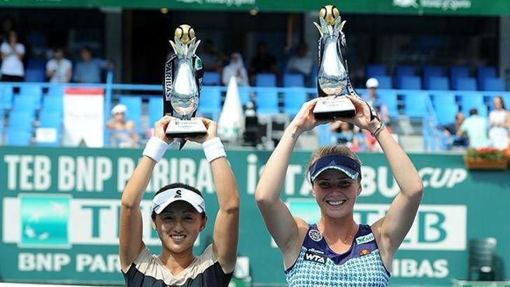 İstanbul Cup'ta zafer Doi-Svitolina ikilisinin