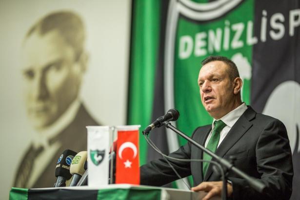 Denizlispor'da başkan Ali Çetin güven tazeledi