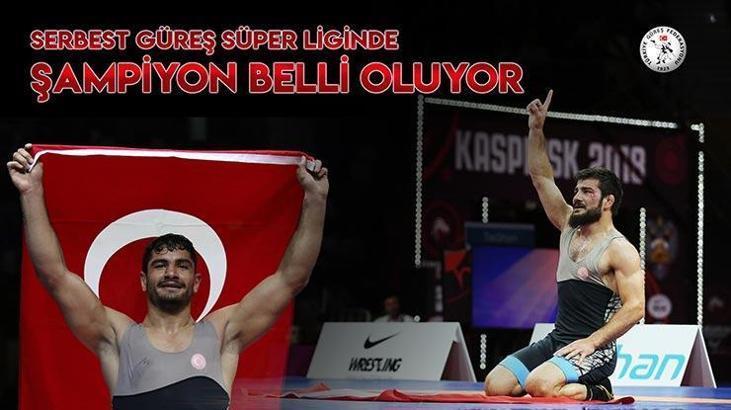 Serbest Güreş Süper Ligi'nde şampiyon belli oluyor