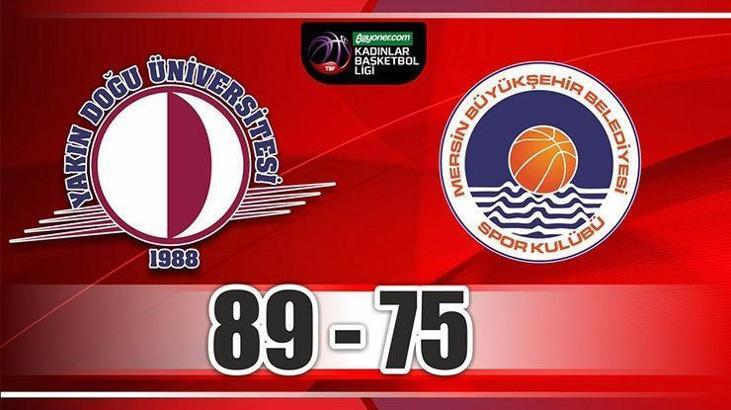 Yakın Doğu Üniversitesi: 89 - Mersin Büyükşehir Belediyespor: 75