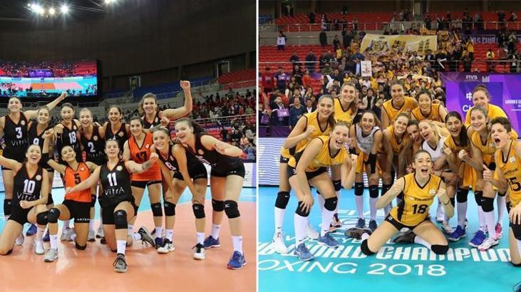 Eczacıbaşı VitrA ve VakıfBank'ın gözü finalde