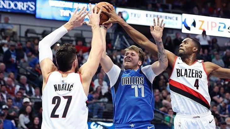 Luka Doncic'li Dallas evinde Portland'ı mağlup etti