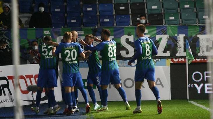 ÖZET Çaykur Rizespor - Alanyaspor maç sonucu: 2-0
