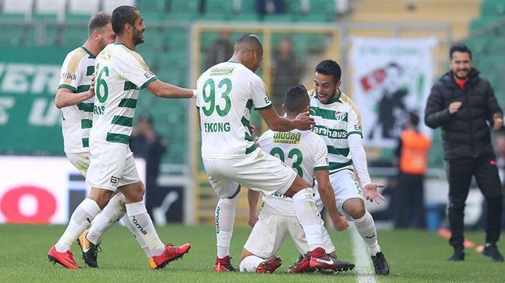 Bursaspor - Karabükspor maç sonucu: 2-1