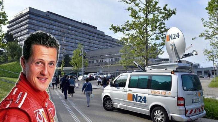 Schumi artık İsviçre'de!