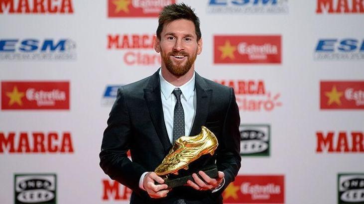 Lionel Messi Altın Ayakkabı ödülüne kavuştu