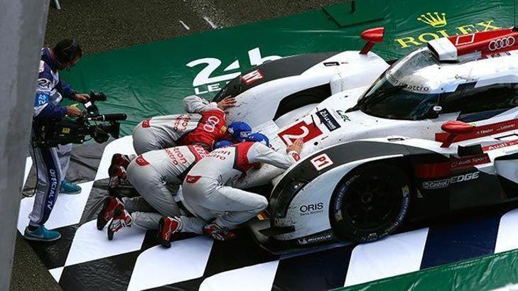 Le Mans'da Audi show