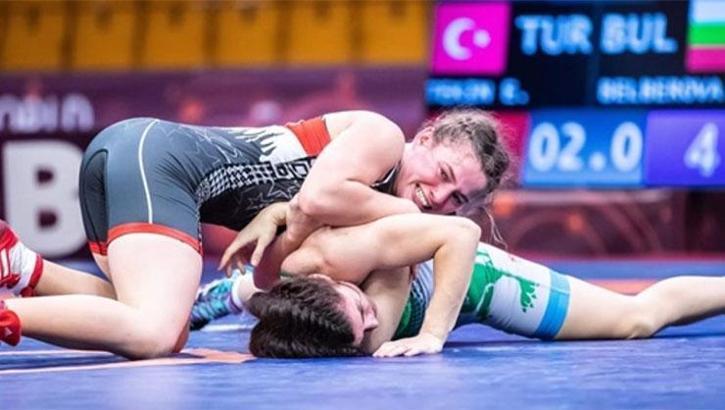 Eda Tekin'den 55 kiloda bronz madalya!