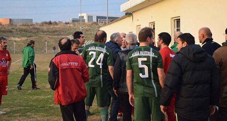 Masterler maçında kavga çıktı