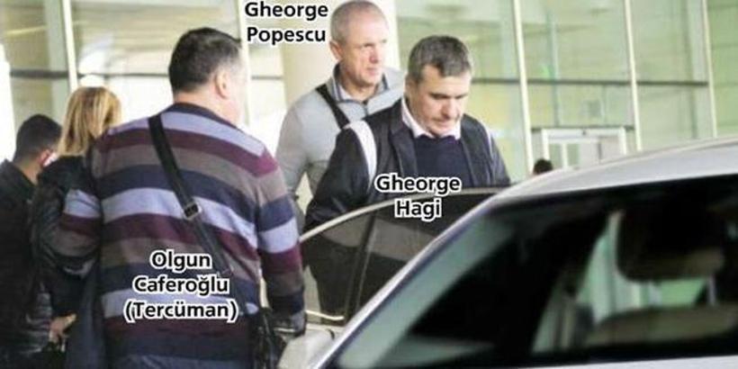 Galatasaray'ın efsaneleri Hagi ve Popescu, Karşıyaka için Türkiye'de!