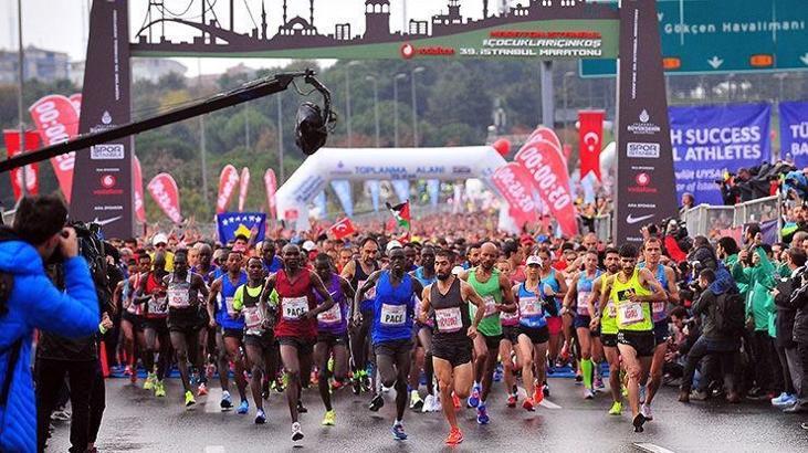 39. İstanbul Maratonu'nu Abraham Kiprotich