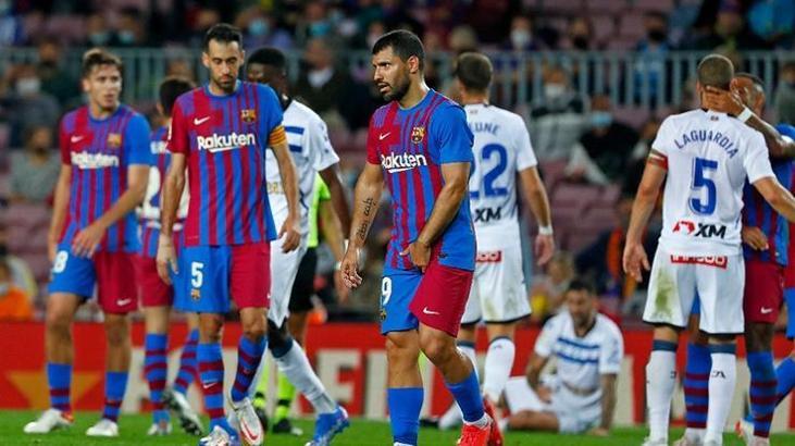 Nefes darlığı yaşayan Barcelonalı Agüero hastaneye kaldırıldı