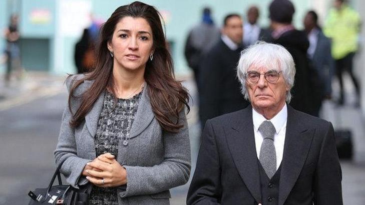83'lük Formula 1 patronuna 36'lık eşinden destek