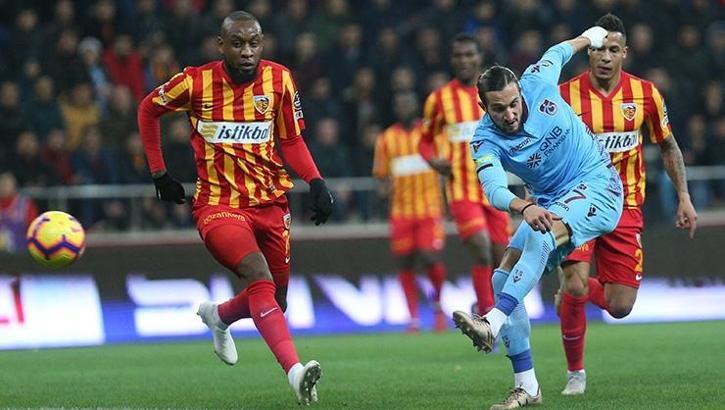 (ÖZET) Kayserispor - Trabzonspor maç sonucu: 0-2