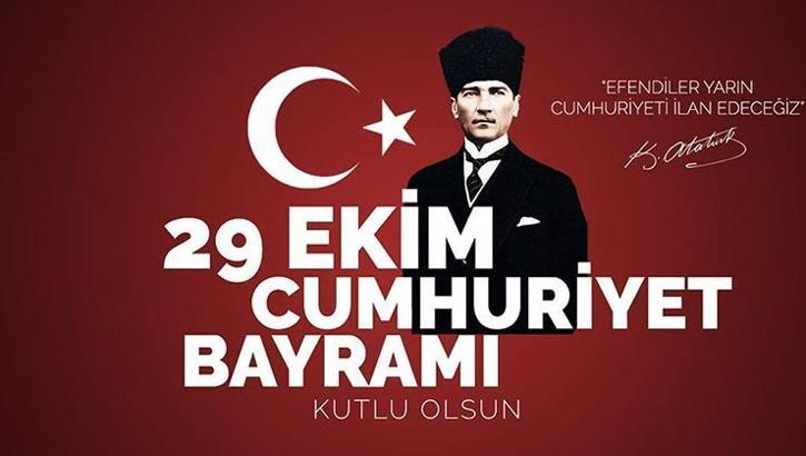 Spor camiasından 29 Ekim Cumhuriyet Bayramı mesajları