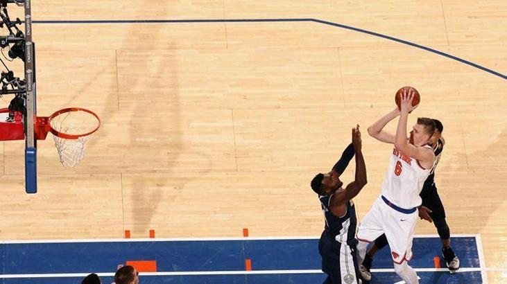 Porzingis'ten kariyer rekoru