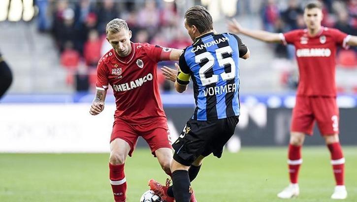 Fenerbahçe'nin rakibi Royal Antwerp, Club Brugge ile berabere kaldı