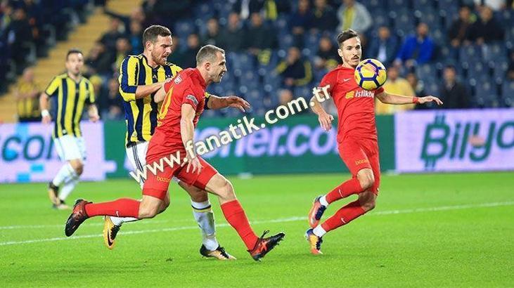 (ÖZET) Fenerbahçe-Kayserispor maç sonucu: 3-3