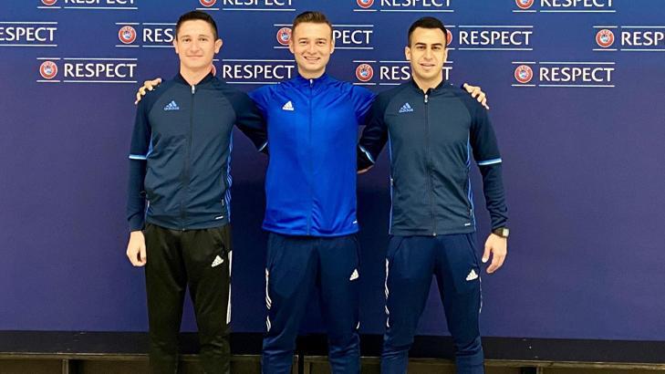 Emre Kargın, Furkan Ürün ve Murat Tuğberk Curbay, UEFA CORE Kursuna katıldı