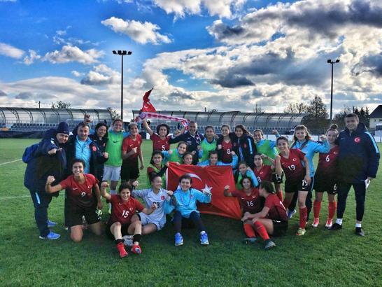 19 Yaş Altı Kadın Milli Futbol Takımı elit tura yükseldi