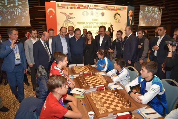“Dünya Çocuk Satranç Olimpiyatı” Konya'da başladı