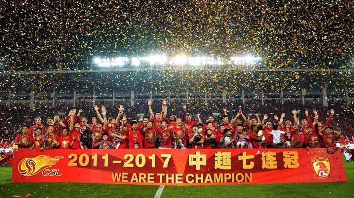 Guangzhou Evergrande'den üst üste 7. şampiyonluk