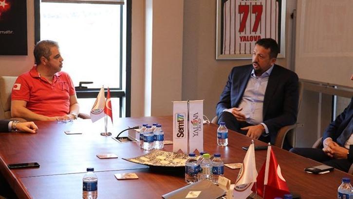 TBF Başkanı Hidayet Türkoğlu Yalova'da