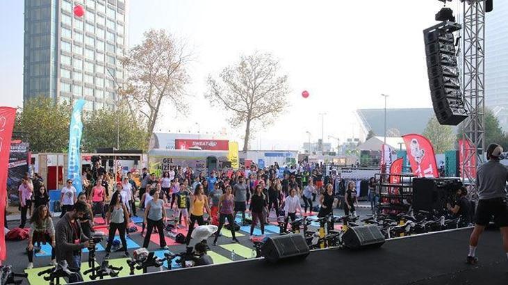 5 bin sporsever İstanbul'un spor festivali Sweatfest'de buluştu