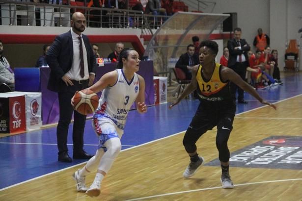 Canik Belediyespor, Kayseri Basketbol'u farklı mağlup etti: 76-48