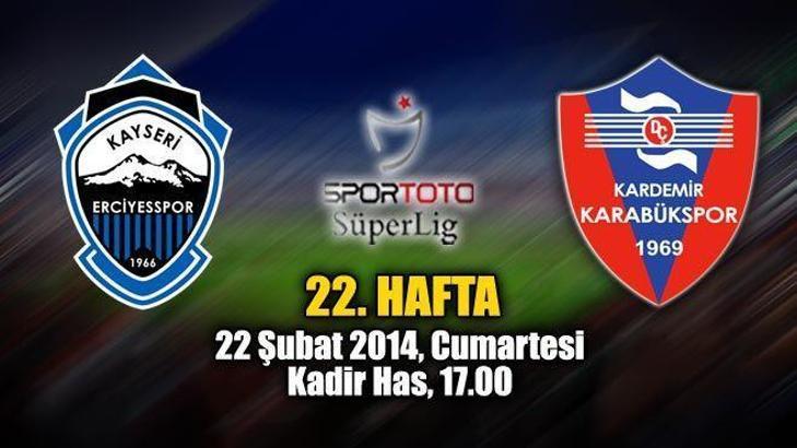 Kayseri Erciyesspor - Kardemir Karabükspor
