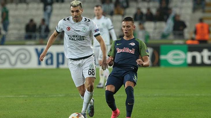 (ÖZET) Konyaspor-Salzburg maç sonucu: 0-2