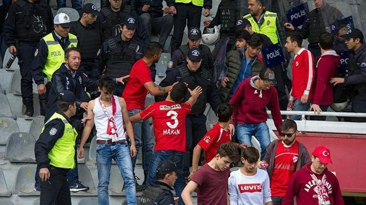 MKE Ankaragücü - Boluspor maçında olaylar çıktı