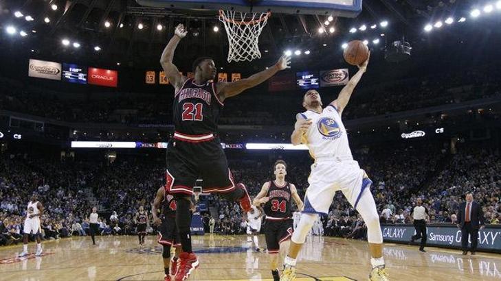 Warriors'ı Curry taşıdı:102-87