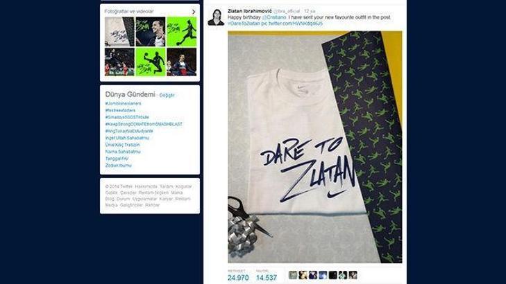 Ibra'dan, Ronaldo'ya jest