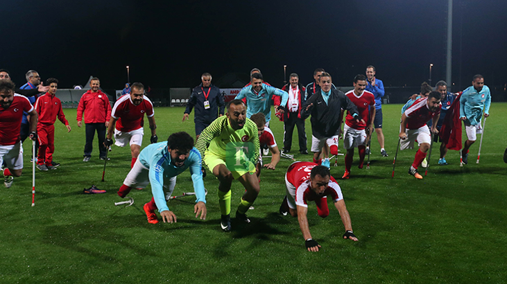 Ampute Milli Futbol Takımımız, Avrupa şampiyonu!