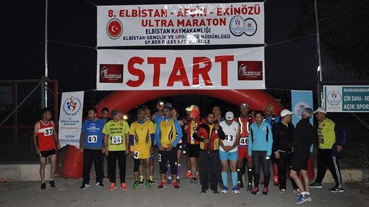 8. Elbistan-Afşin-Ekinözü Ultra Maratonu start aldı