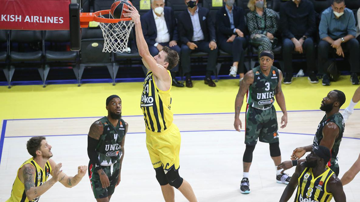 (ÖZET) Fenerbahçe Beko - UNICS Kazan maç sonucu: 80-41