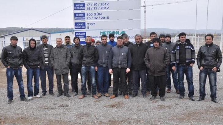 Stadyum işçileri işi bıraktı