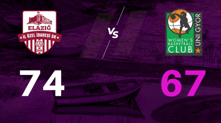 Elazığ İl Özel İdare-UNI Gyor maç sonucu: 74-67