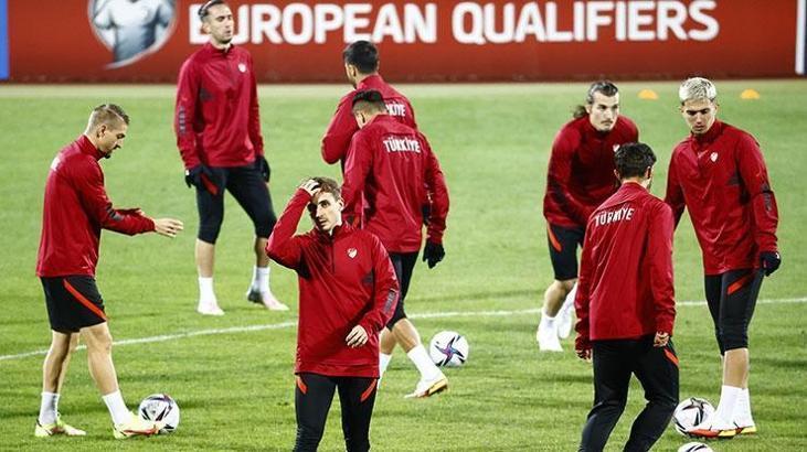 A Milli Futbol Takımı, Letonya maçına hazır