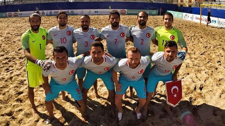 Plaj futbolu Milli Takımı finale çıktı