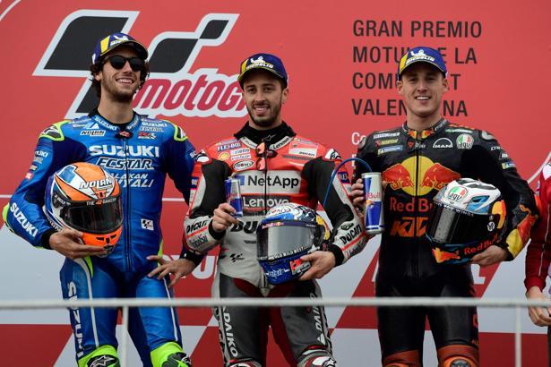 Valencia'da zafer Dovizioso'nun